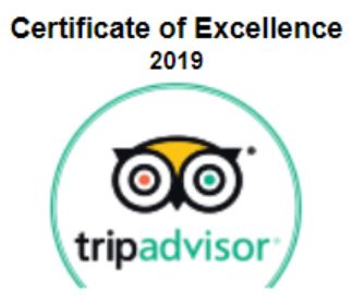 Tripadvisor Certificate of Excellence 2019